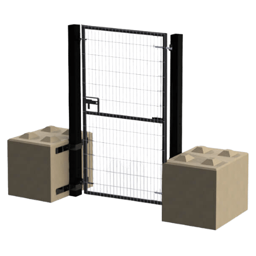 Temporary Pedestrian Site Gates Concrete